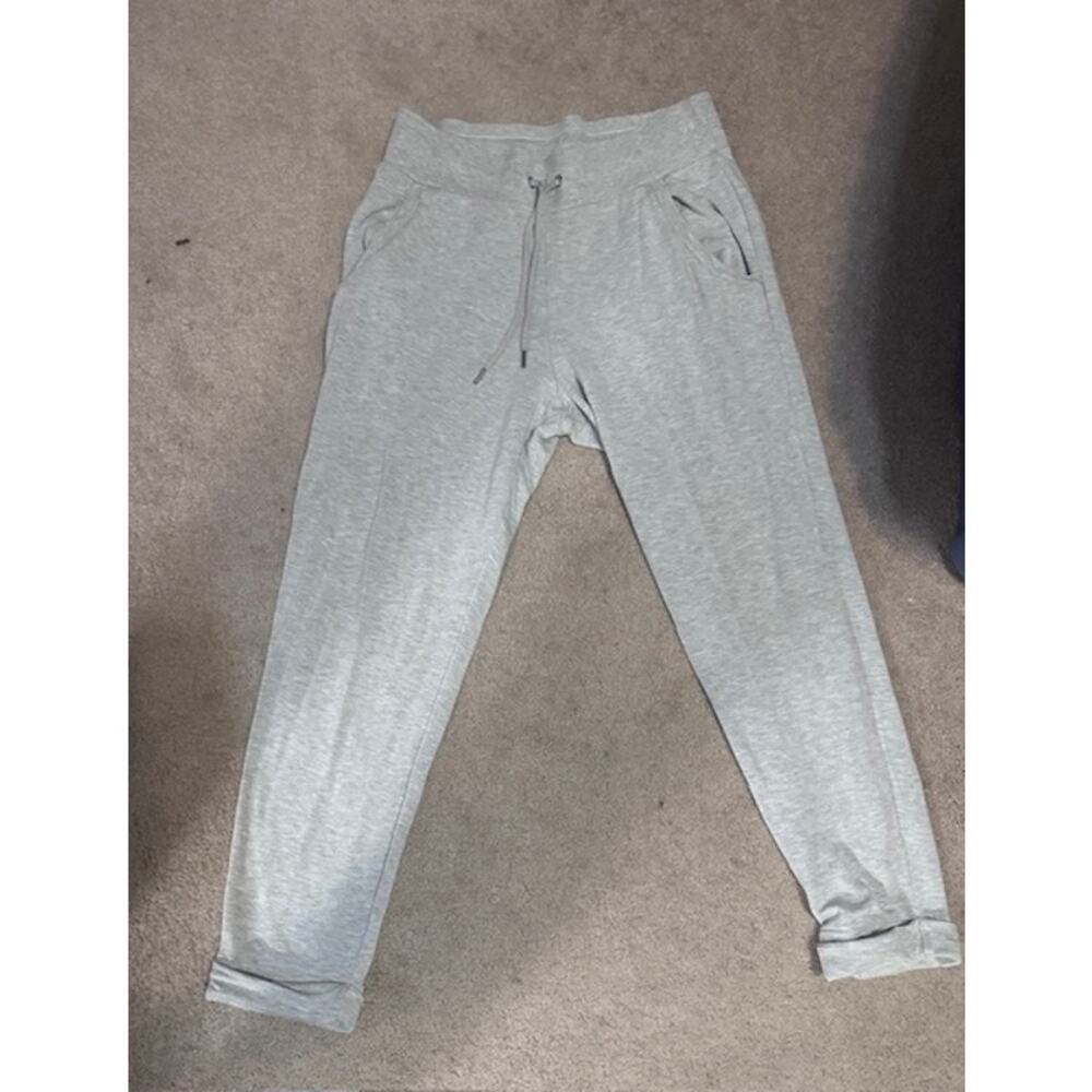 Athleta Gray Sweatpants Size M Modal Blend Joggers Lounge Pants - Picture 2 of 2
